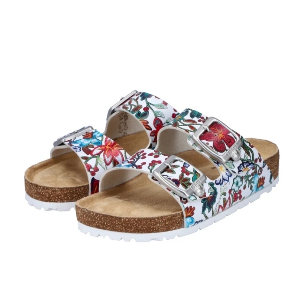 RIEKER WOMEN'S SOFT FOOTBED  CASUAL COMFORT SANDALS 37